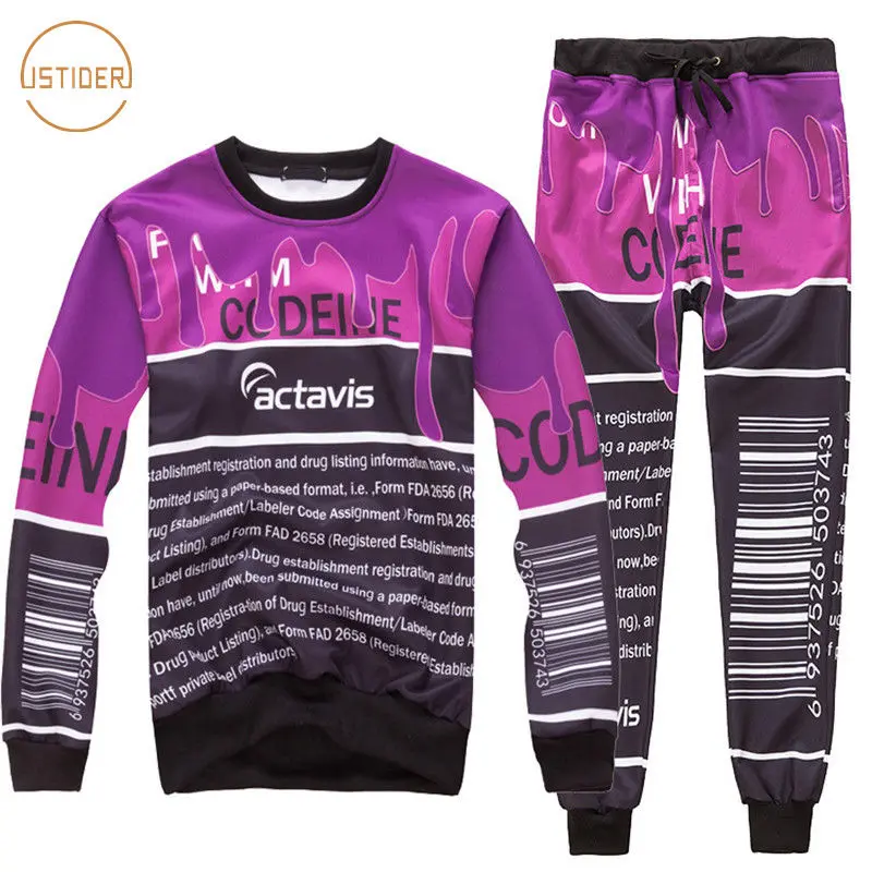New Coffee Letter Actavis Print Sweat Suit Tracksuit Set Men Women Joggers Pants & Hoodies 2 Piece Set Codeine Sudaderas Hombre
New Coffee Letter Actavis Print Sweat Suit Tracksuit Set Men Women Joggers Pants & Hoodies 2 Piece Set Codeine Sudaderas Hombre