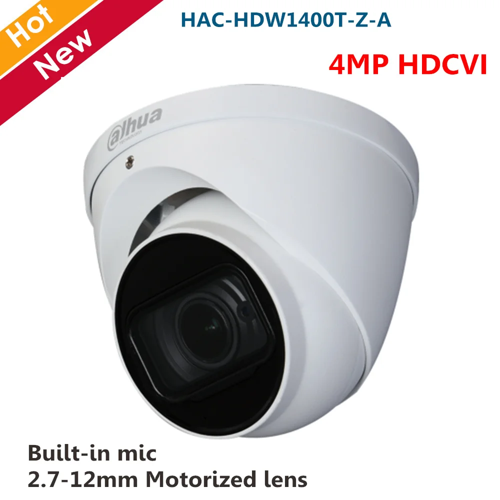 4MP Dahua HDCVI Camera Built-in mic 2.7-12mm Variable lens IR 60 meters Indoor Outdoor Waterproof IP67 Security camera Videocam
4MP Dahua HDCVI Camera Built-in mic 2.7-12mm Variable lens IR 60 meters Indoor Outdoor Waterproof IP67 Security camera Videocam