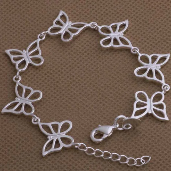 AH005 Hot 925 sterling silver bracelet, 925 sterling silver fashion jewelry butterfly is connected /agzaiyga avbajmia
AH005 Hot 925 sterling silver bracelet, 925 sterling silver fashion jewelry butterfly is connected /agzaiyga avbajmia