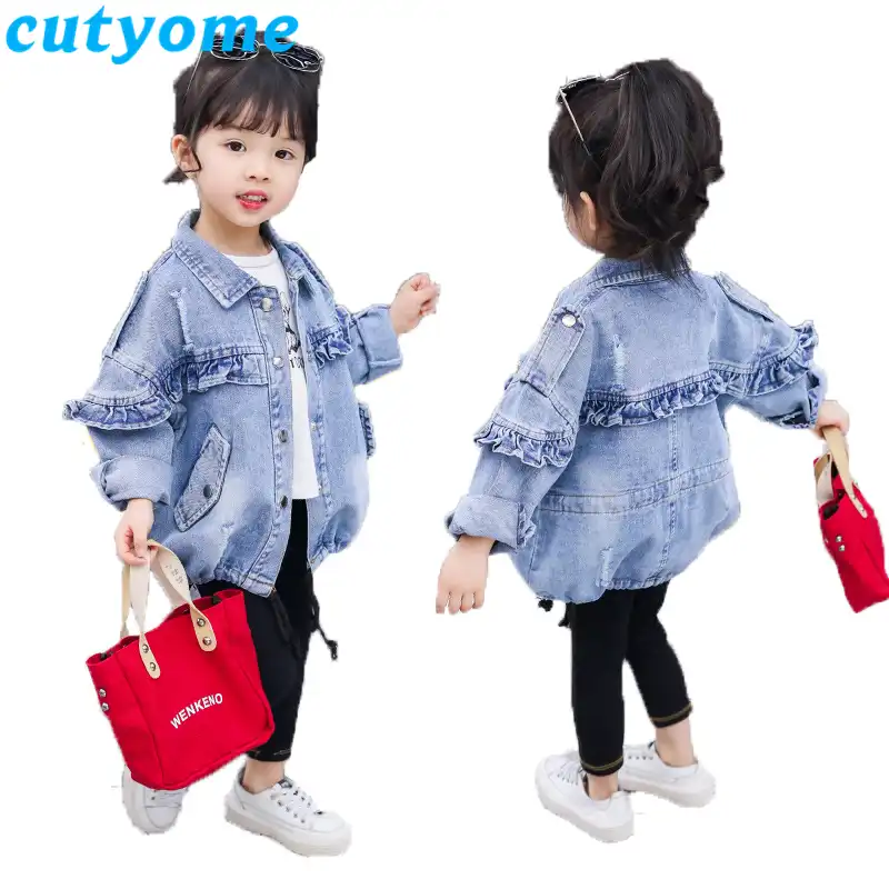 blue jean jacket for baby girl
