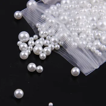 1 Bag 3-6mm Pure White,Rice White Mix Size Imitation No Hole Pearl Round Beads For DIY Nail Art Decoration
1 Bag 3-6mm Pure White,Rice White Mix Size Imitation No Hole Pearl Round Beads For DIY Nail Art Decoration