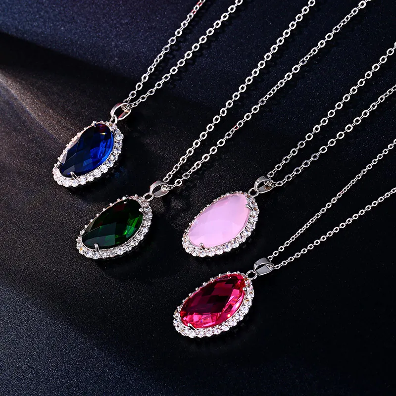 FYM High Quality 4 Colors Cubic Zirconia Boho Classic Pendants & Necklaces For Bridal Women Jewelry Party
FYM High Quality 4 Colors Cubic Zirconia Boho Classic Pendants & Necklaces For Bridal Women Jewelry Party