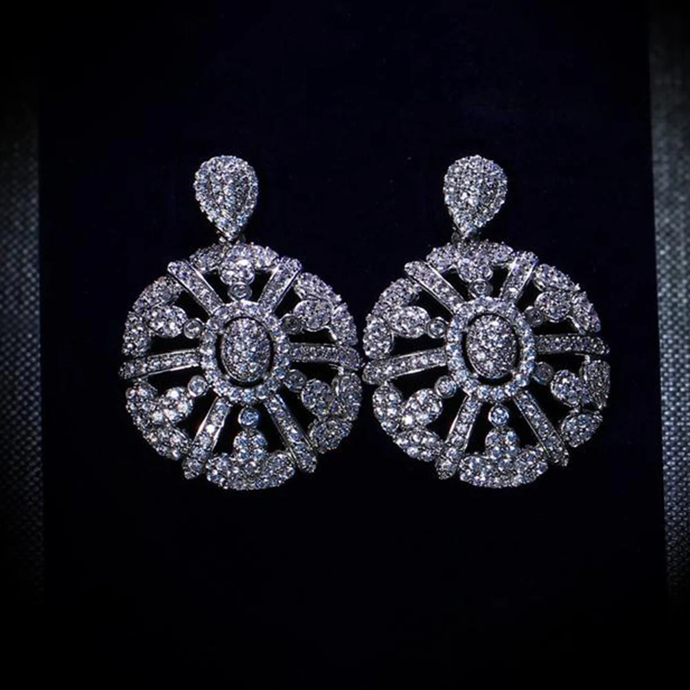 

Supper Beautiful Earrings Tortoise design Jewellery Bridal Party Earring White+Gold 2 Tone Plated Jewelry & Accessories