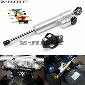 Motorcycle CNC Universal Stabilizer Damper Complete Steering Mounting Bracket For Kawasaki Z1000 Z800 Z750 EX-300 honda Yamaha