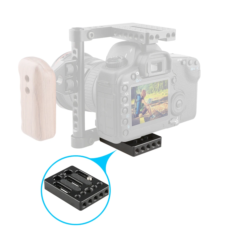 CAMVATE_DSLR_Camera_Baseplate_Cage_Rig (3)