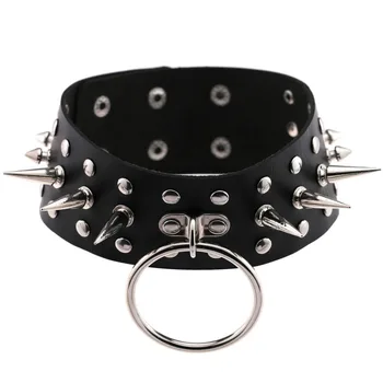 Oversized Spike Choker punk Harajuku Goth Collar statement Necklace Pu leather chocker bondage cosplay party festival jewelry
Oversized Spike Choker punk Harajuku Goth Collar statement Necklace Pu leather chocker bondage cosplay party festival jewelry
