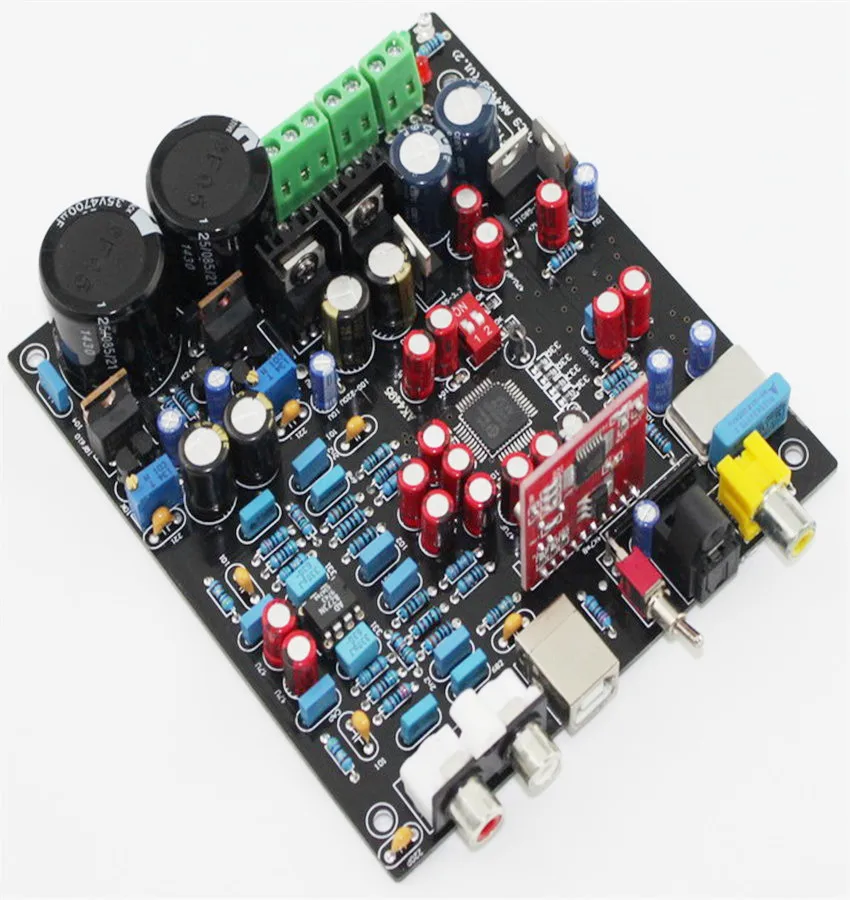 4700UF filter capacitor coaxial 192KHZ fiber 96KHZ AK4495SEQ support 32BIT 192K AD827 PCM2706 WM8805 USB decoder board
4700UF filter capacitor coaxial 192KHZ fiber 96KHZ AK4495SEQ support 32BIT 192K AD827 PCM2706 WM8805 USB decoder board