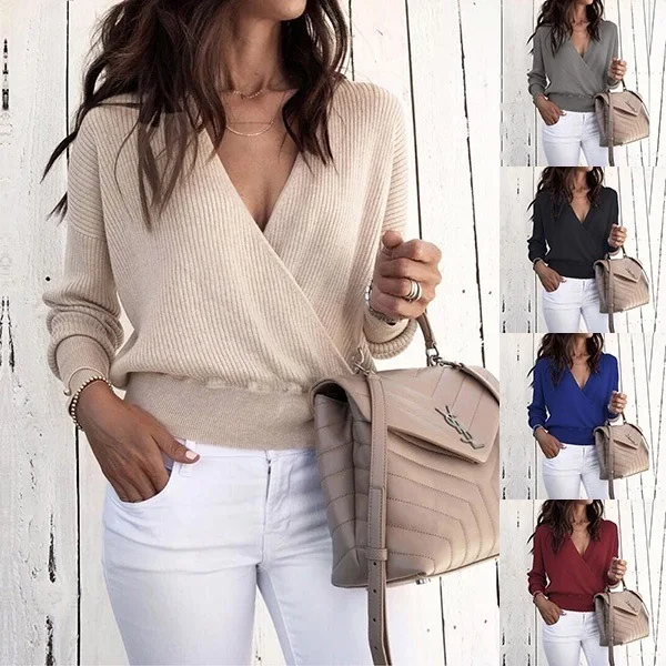 female sweaters fashion pullover long sleeve woman sweater Europe style female 2019 winter sexy v-neck
female sweaters fashion pullover long sleeve woman sweater Europe style female 2019 winter sexy v-neck