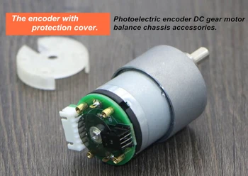 Photoelectric encoder DC gear motor,velocity measurement High precision optical encoder 500 lines,balance chassis accessories
Photoelectric encoder DC gear motor,velocity measurement High precision optical encoder 500 lines,balance chassis accessories
