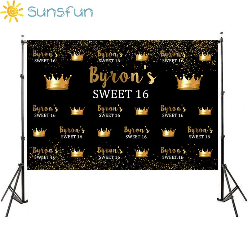 Sunsfun custom Sparkly Gold Bokeh Sweet 16 Birthday backgrounds High quality Computer print party photo backdrop
Sunsfun custom Sparkly Gold Bokeh Sweet 16 Birthday backgrounds High quality Computer print party photo backdrop