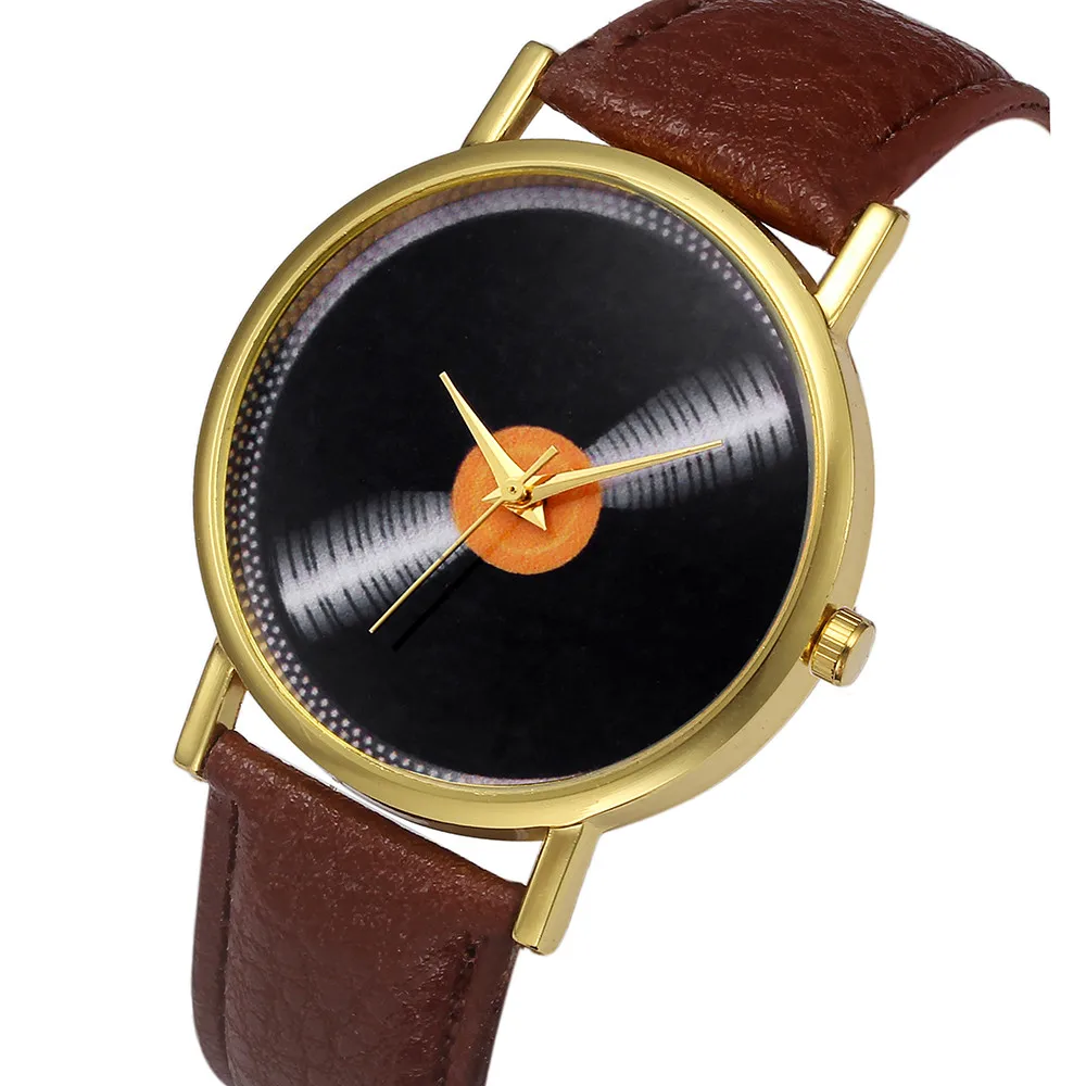 Hot fashion watches women men quartz-watch brand unique Retro record creative dial design leather wristwatches montre femme LD
Hot fashion watches women men quartz-watch brand unique Retro record creative dial design leather wristwatches montre femme LD