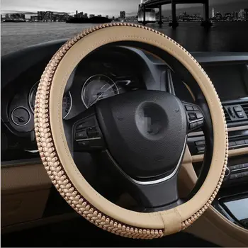 DONYUMMYJO 2018 Leather ice silk DIY Car Styling Summer Wheel Cover Black Beige Color Auto Decoration Steering Wheel Cover
DONYUMMYJO 2018 Leather ice silk DIY Car Styling Summer Wheel Cover Black Beige Color Auto Decoration Steering Wheel Cover