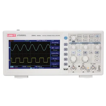 Digital Storage Oscilloscopes Original High Precision UNI-T UTD2025C 2 channels 25MHz 250MS/s 25kpts Memory Depth Scopemeter USB
Digital Storage Oscilloscopes Original High Precision UNI-T UTD2025C 2 channels 25MHz 250MS/s 25kpts Memory Depth Scopemeter USB