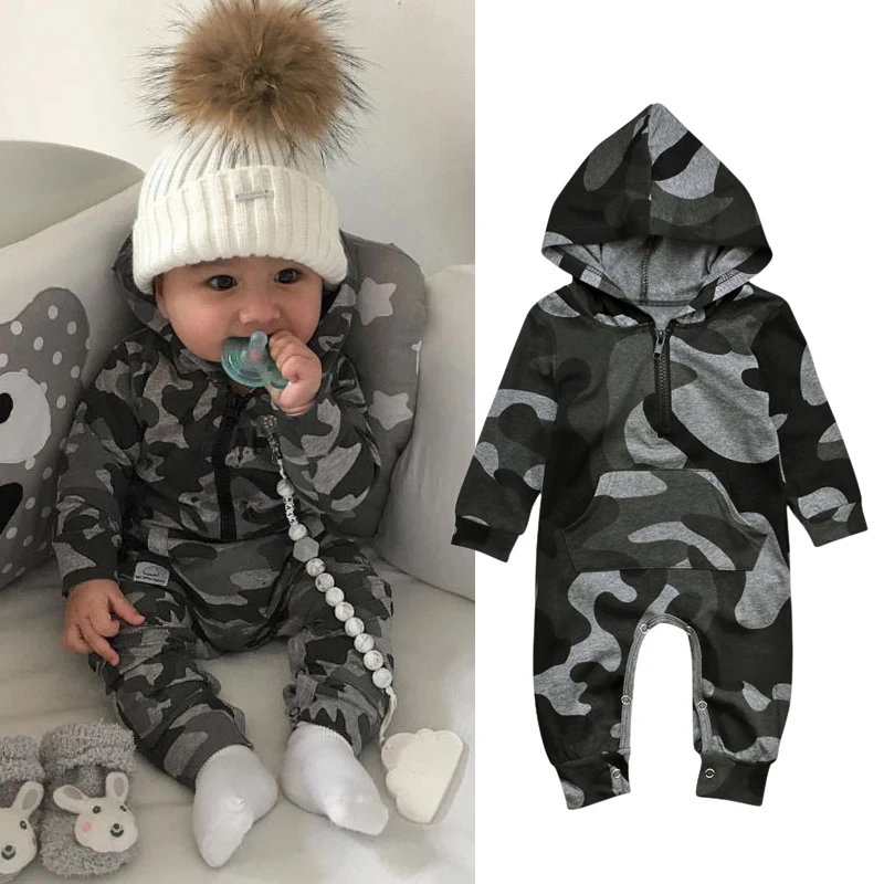 Rorychen Newborn Baby Rompers Boys Clothes Jumpsuit Costume Baby Costume Camouflage Romper Spring Cotton Hooded Romper
Rorychen Newborn Baby Rompers Boys Clothes Jumpsuit Costume Baby Costume Camouflage Romper Spring Cotton Hooded Romper
