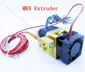 12/24V Fan 3D Printer MK8 Single Extruder MK8 Extruder 12V/24V Heater 100K NTC thermistor,1.75mm
12/24V Fan 3D Printer MK8 Single Extruder MK8 Extruder 12V/24V Heater 100K NTC thermistor,1.75mm