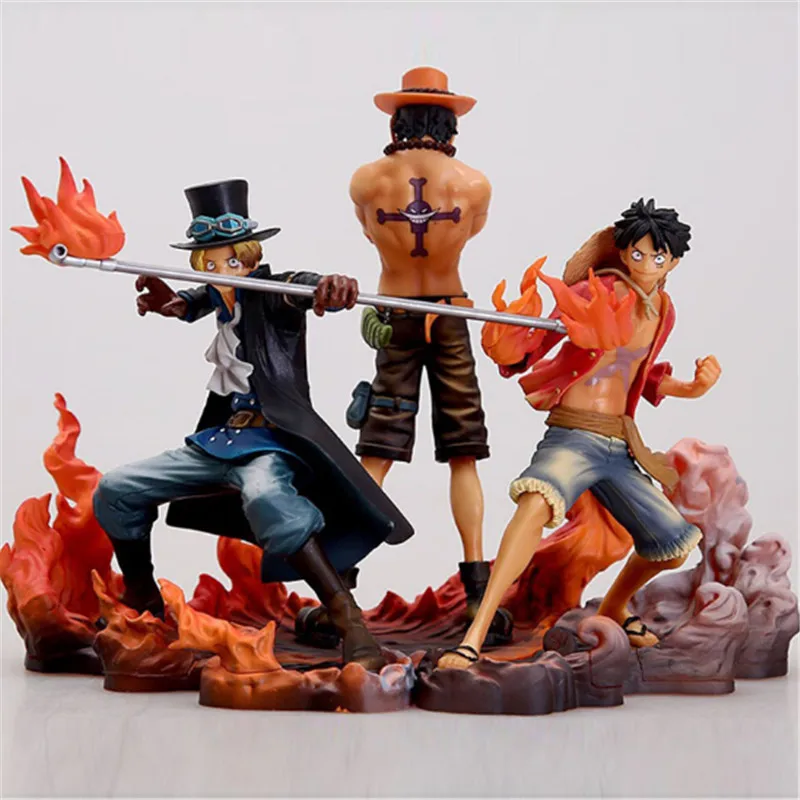 New Hot 3 pcs / set 14 - 17cm One Piece Monkey D Luffy Ace Sabo Collectors Action Figure Christmas Toys Toy RJ
New Hot 3 pcs / set 14 - 17cm One Piece Monkey D Luffy Ace Sabo Collectors Action Figure Christmas Toys Toy RJ
