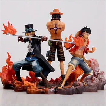 New Hot 3 pcs / set 14 - 17cm One Piece Monkey D Luffy Ace Sabo Collectors Action Figure Christmas Toys Toy RJ
New Hot 3 pcs / set 14 - 17cm One Piece Monkey D Luffy Ace Sabo Collectors Action Figure Christmas Toys Toy RJ