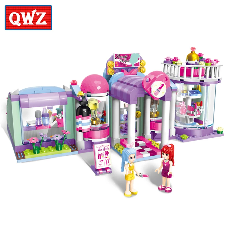 QWZ Building Block Girls Friends Shirley's Beauty SPA Shop Educational DIY Bricks Toy For Girl Gifts
QWZ Building Block Girls Friends Shirley's Beauty SPA Shop Educational DIY Bricks Toy For Girl Gifts