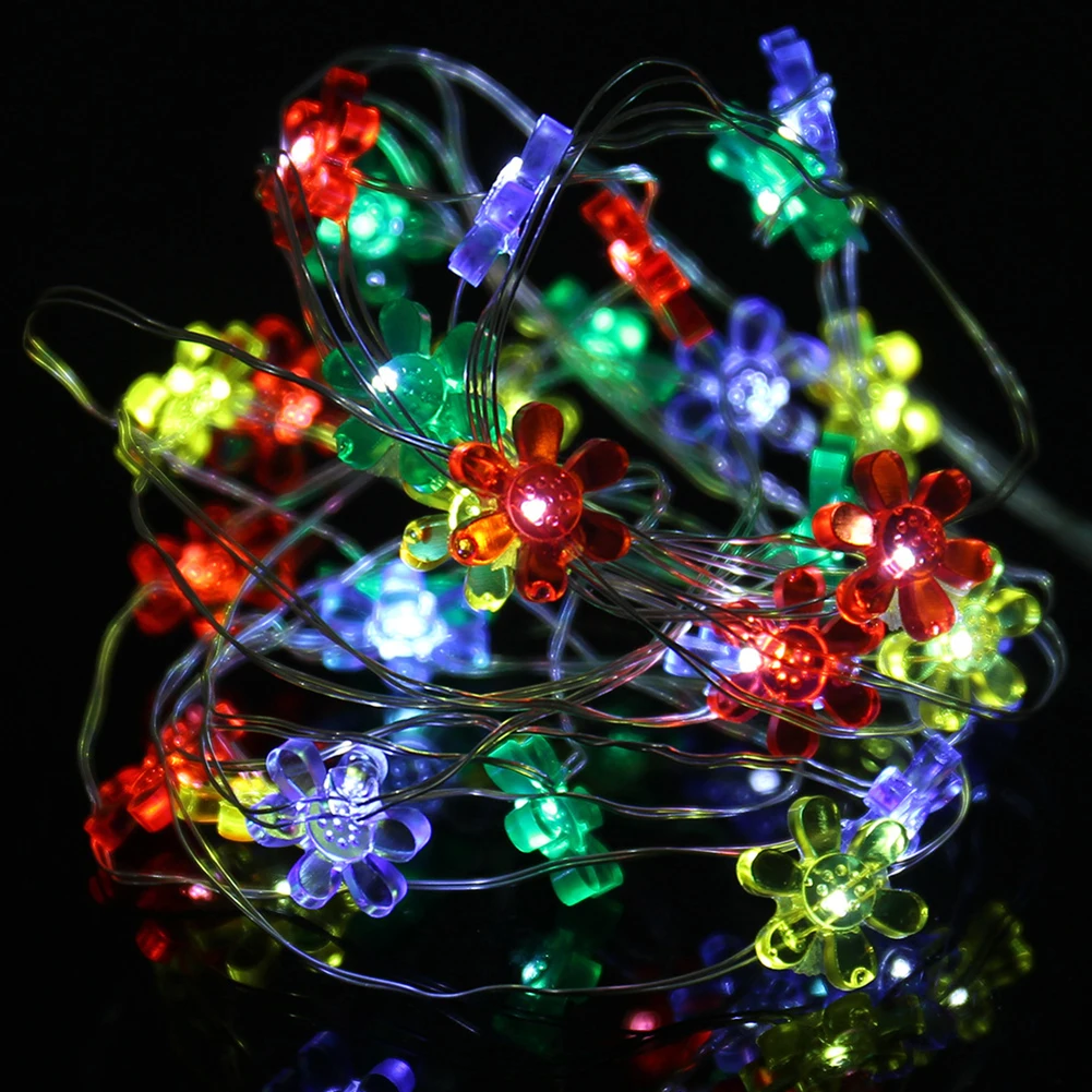 2M 20LED Holiday LED String Light Sun Flower Shape Button Battery Powerd for Fairy Christmas Tree Wedding Party Decoration lamp
2M 20LED Holiday LED String Light Sun Flower Shape Button Battery Powerd for Fairy Christmas Tree Wedding Party Decoration lamp