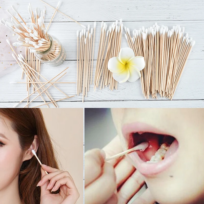 100Pcs/pack 15cm Medical Swab Wood Handle Cotton Applicator Extra Long Sturdy Cotton Swab Make Up Tools
100Pcs/pack 15cm Medical Swab Wood Handle Cotton Applicator Extra Long Sturdy Cotton Swab Make Up Tools