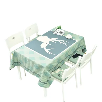Nordic Deer Printed Table Cloth Cotton Linen Dustproof Thick Table Cover for Home Outdoor Hotel Wedding Banquet Christmas Gift
Nordic Deer Printed Table Cloth Cotton Linen Dustproof Thick Table Cover for Home Outdoor Hotel Wedding Banquet Christmas Gift