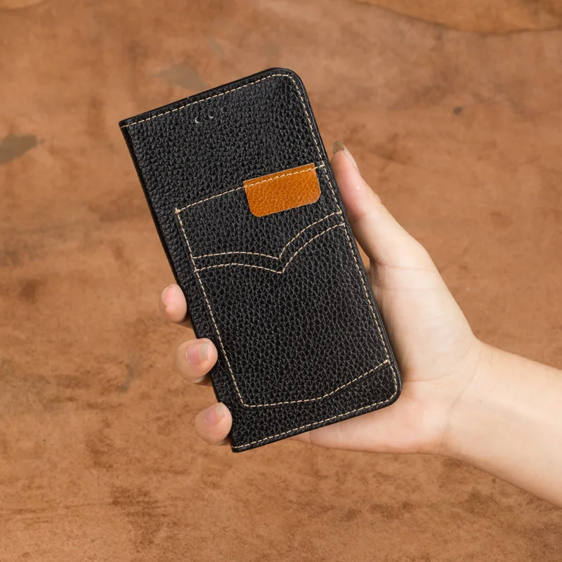 wangcangli brand mobile phone case clamshell denim card holder phone case for iPhone 8 hand-made mobile phone shell
wangcangli brand mobile phone case clamshell denim card holder phone case for iPhone 8 hand-made mobile phone shell