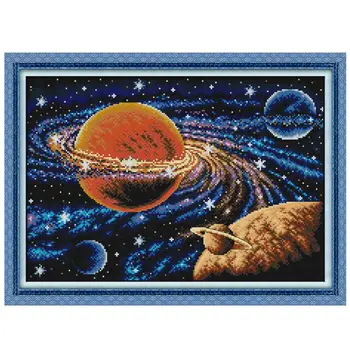 Galaxy DIY Handmade Needlework Counted 14CT Printed Cross Stitch Embroidery Kit Set Home Decoration Arts
Galaxy DIY Handmade Needlework Counted 14CT Printed Cross Stitch Embroidery Kit Set Home Decoration Arts