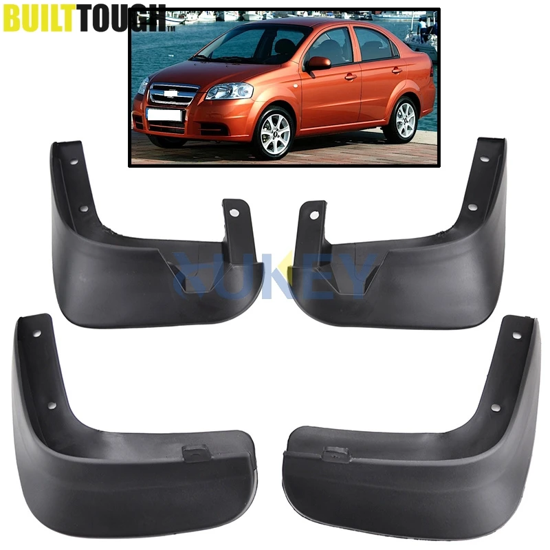 Брызговики для Chevrolet Aveo T250 2007 2011 Gentra Holden Barina Pontiac G3 Ravon Nexia Sedan брызговики
