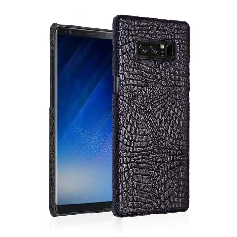 Чехол для Samsung Note 8 Note8 чехол из искусственной кожи с крокодиловой текстурой +