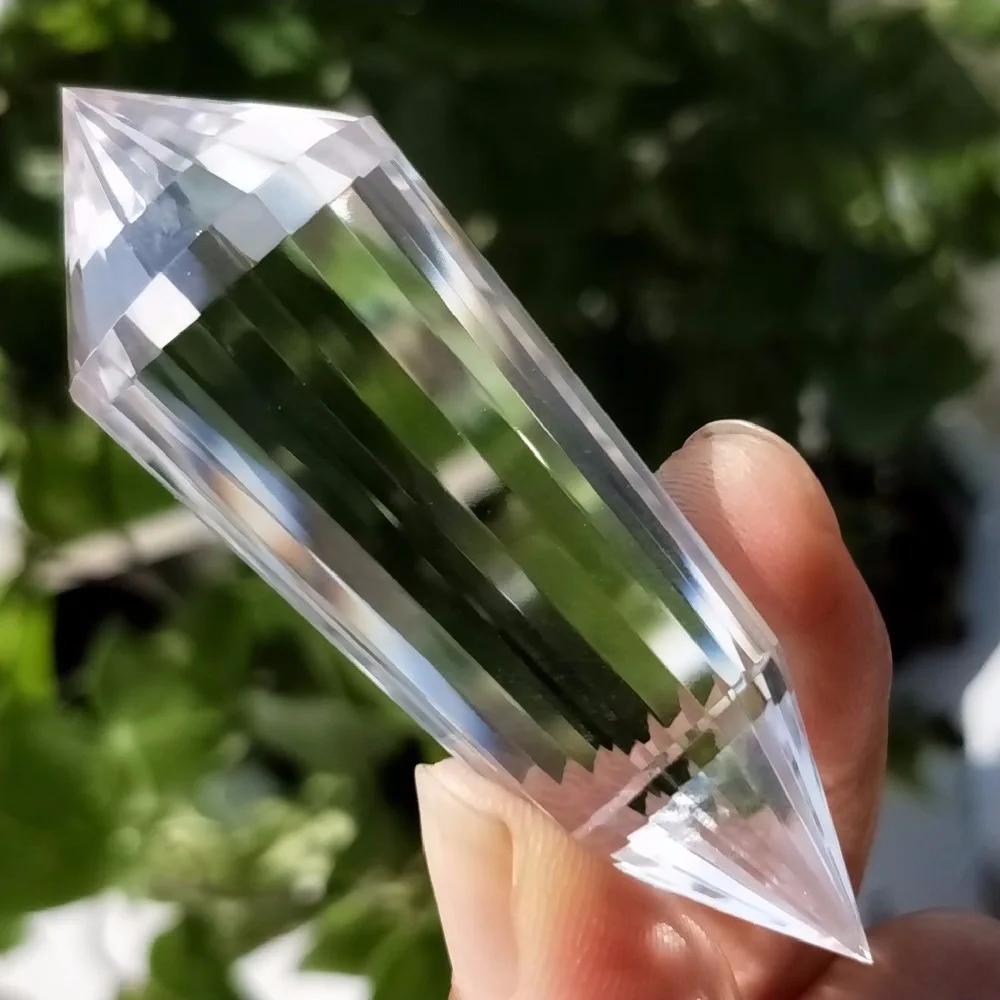 100% Natural crystal 24 Sided Natural Clear Quartz Double Terminated Vogel Inspired Crystal Wand
100% Natural crystal 24 Sided Natural Clear Quartz Double Terminated Vogel Inspired Crystal Wand