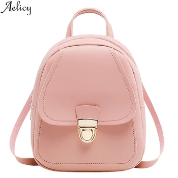 Aelicy Backpack Women Headphone Hole Pu Leather Shoulder Bag Designed Student School Bag Fashion Solid Shoulder Bag Mochila New
Aelicy Backpack Women Headphone Hole Pu Leather Shoulder Bag Designed Student School Bag Fashion Solid Shoulder Bag Mochila New