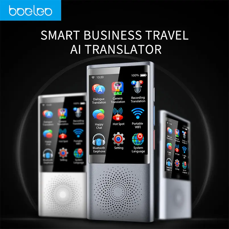 Boeleo W1 AI Translator 2.8" Touch Screen Smart Translator 45 Multi-language Global Travel And Business Translation 4G Network
Boeleo W1 AI Translator 2.8" Touch Screen Smart Translator 45 Multi-language Global Travel And Business Translation 4G Network
