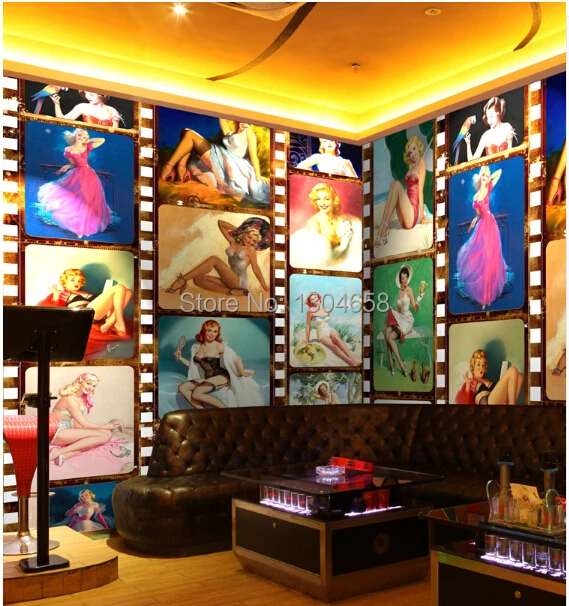Free shipping custom retro beautiful 3 d wallpaper KTV bars Coffee TV setting wall paper
Free shipping custom retro beautiful 3 d wallpaper KTV bars Coffee TV setting wall paper
