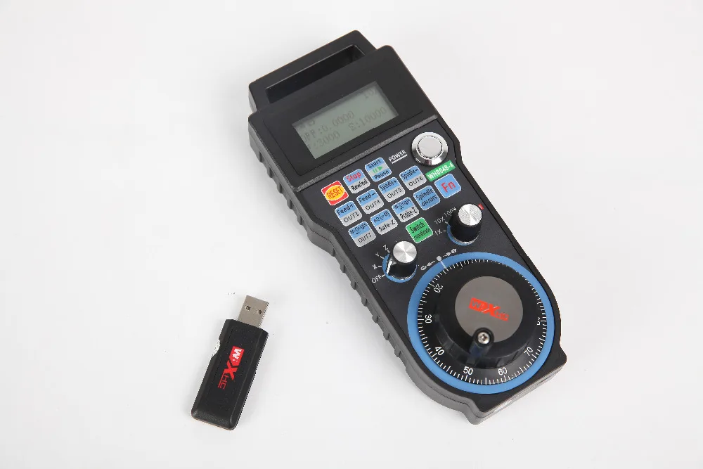 4 Axis Wireless Manual Pulse Generator MPG Wireless Hand Wheel For Mach3 System
4 Axis Wireless Manual Pulse Generator MPG Wireless Hand Wheel For Mach3 System
