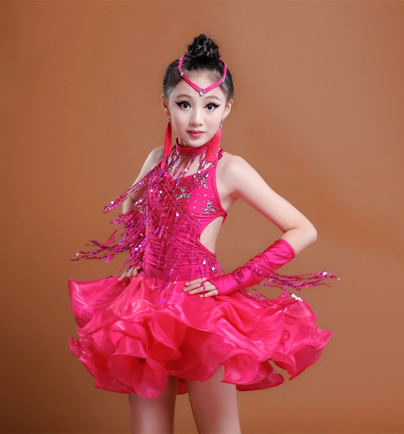DB24027 latin dance dress-23