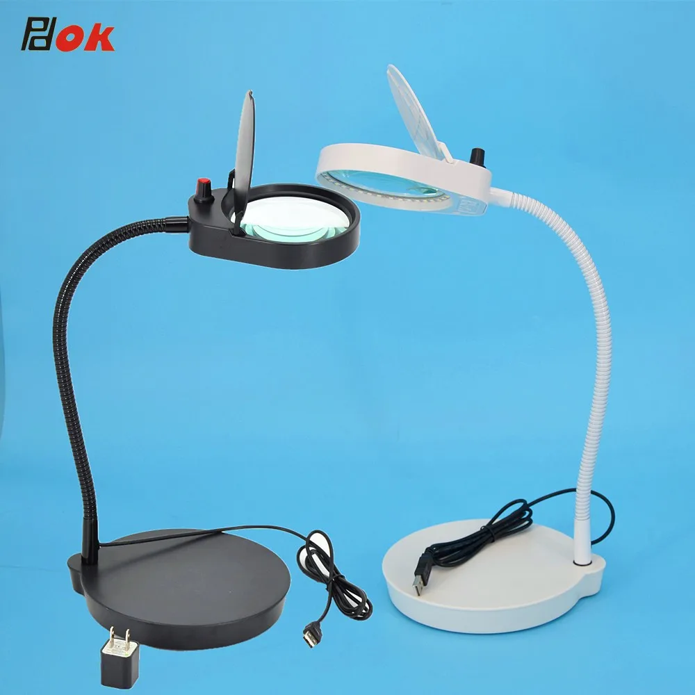 3X 10X Magnifier Table Top Desk LED Lamp 38 LED Reading Lamp Large Lens Magnifying Glass Magnifying Desktop Loupe Repairing Tool
3X 10X Magnifier Table Top Desk LED Lamp 38 LED Reading Lamp Large Lens Magnifying Glass Magnifying Desktop Loupe Repairing Tool