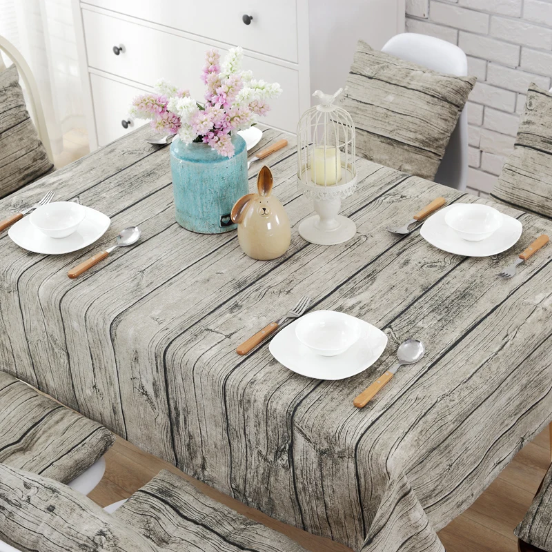 Retro Decorative Wood Grain Tablecloth Cotton Linen Square Rectangle Table Cloth Table Cover for Picnic Party Wedding Home
Retro Decorative Wood Grain Tablecloth Cotton Linen Square Rectangle Table Cloth Table Cover for Picnic Party Wedding Home