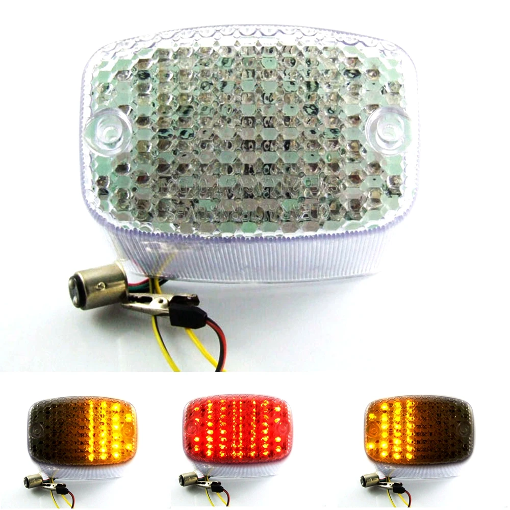 Led Motorcycle Rear Tail Light Brake Turn Signal Integrated For YAMAHA Vmax Virago 85-07 700 /750 81-96 1000 86-07 1100 95-07
Led Motorcycle Rear Tail Light Brake Turn Signal Integrated For YAMAHA Vmax Virago 85-07 700 /750 81-96 1000 86-07 1100 95-07