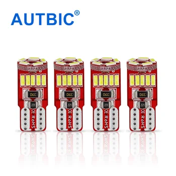 AUTBIC 4PCS T10 W5W LED Bulb 4014 SMD 168 194 Car Accessories Clearance Lights Reading lamp Auto Parking Light
AUTBIC 4PCS T10 W5W LED Bulb 4014 SMD 168 194 Car Accessories Clearance Lights Reading lamp Auto Parking Light