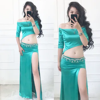 Newest Belly dance Costume set Professional bellydance top+skirt 2pcs suits For Women belly dance wear M, L
Newest Belly dance Costume set Professional bellydance top+skirt 2pcs suits For Women belly dance wear M, L