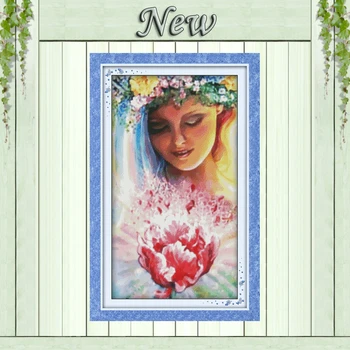 Burst with joy girl flowers fairy paintings counted printed on canvas DMC 11CT 14CT Cross Stitch kits needlework Sets embroidery
Burst with joy girl flowers fairy paintings counted printed on canvas DMC 11CT 14CT Cross Stitch kits needlework Sets embroidery