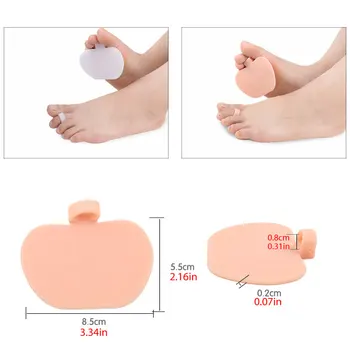 1Pair Gel Forefoot Metatarsal Ball Of Foot Pads Toe Silicone Cushion Insoles Orthotics Foot Care Pain Relief Shoes Inserts
1Pair Gel Forefoot Metatarsal Ball Of Foot Pads Toe Silicone Cushion Insoles Orthotics Foot Care Pain Relief Shoes Inserts