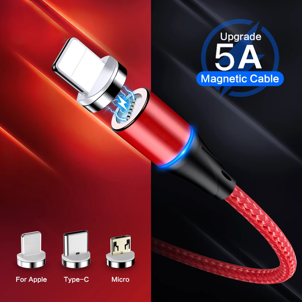 5A Magnetic Cable Micro Usb Type C Super Fast Charging Phone Microusb Type-C Magnet Charger Usb C for Iphone X Huawei Xiaomi
5A Magnetic Cable Micro Usb Type C Super Fast Charging Phone Microusb Type-C Magnet Charger Usb C for Iphone X Huawei Xiaomi