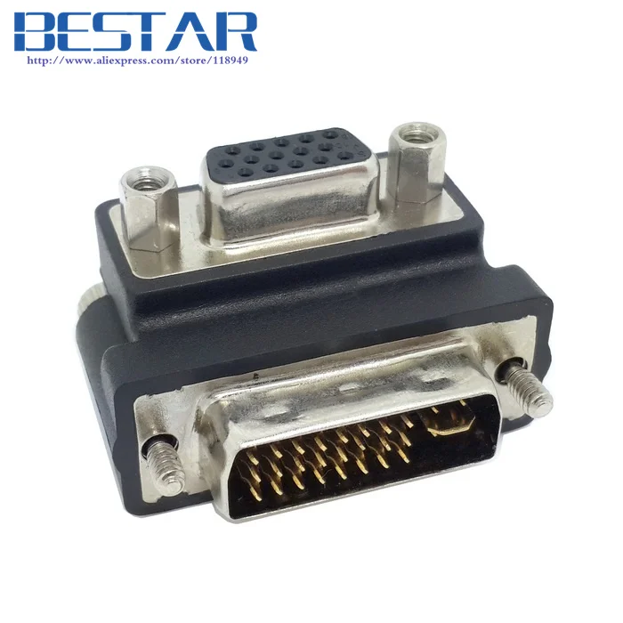 Down Right Angled 90 Degree VGA SVGA Female To DVI 24+5 male DVI to RGB Adapter vga dvi connector adapter
Down Right Angled 90 Degree VGA SVGA Female To DVI 24+5 male DVI to RGB Adapter vga dvi connector adapter