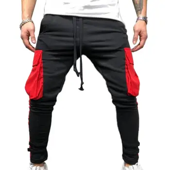 Newest Men Jogger Color Block Big Pockets Drawstring Pants Long Trousers Sweatpants
Newest Men Jogger Color Block Big Pockets Drawstring Pants Long Trousers Sweatpants