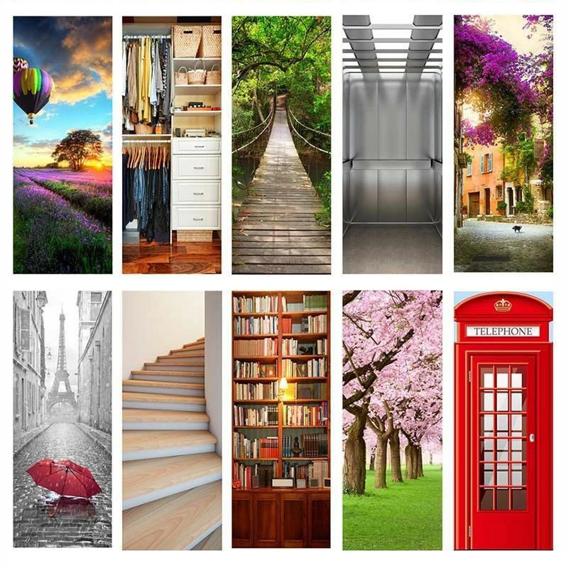 3D Door Sticker Door Wrap Wall Sticker Mural Wallpaper Poster Self Adhesive PVC Removable Waterproof Door Decal Home Decor
3D Door Sticker Door Wrap Wall Sticker Mural Wallpaper Poster Self Adhesive PVC Removable Waterproof Door Decal Home Decor