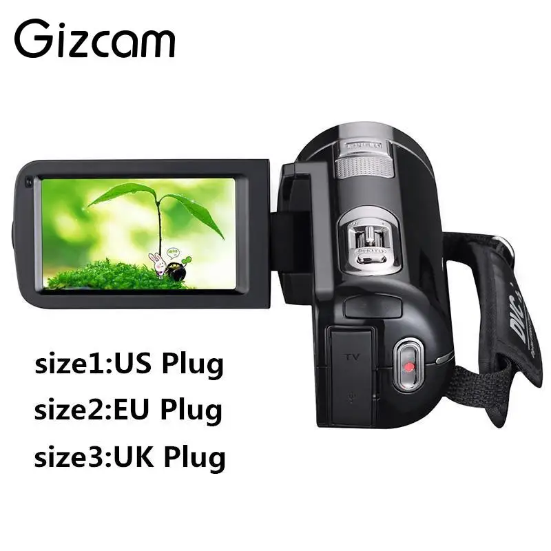 Gizcam 1080P HD Night Vision Digital Camera Video DV 3.0'' LCD Touch Screen 16x Zoom Cam Camcorder HDMI US/EU/UK Plug
Gizcam 1080P HD Night Vision Digital Camera Video DV 3.0'' LCD Touch Screen 16x Zoom Cam Camcorder HDMI US/EU/UK Plug