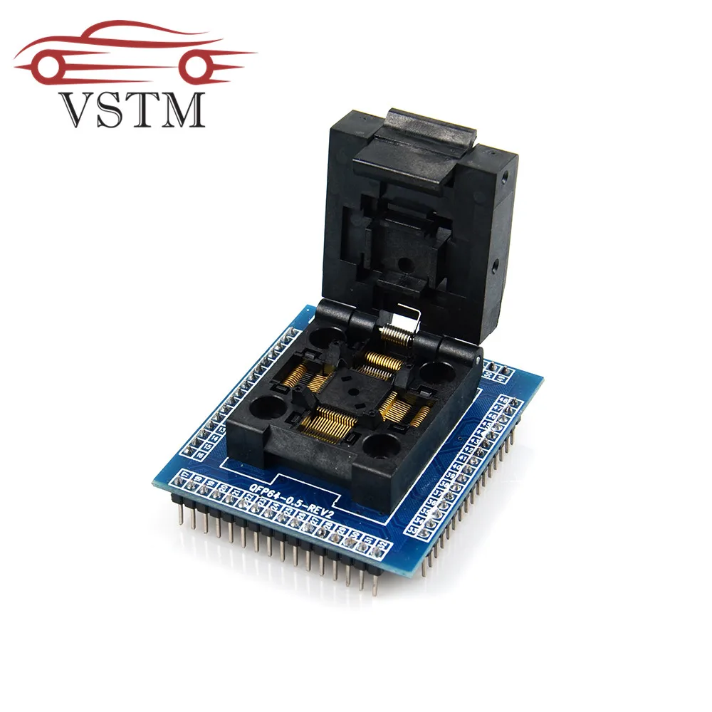 2019 Newly U Type QFP64 TQFP64 LQFP64 socket adapter IC test socket programmer qfp64 socket tqfp64 lqfp64
2019 Newly U Type QFP64 TQFP64 LQFP64 socket adapter IC test socket programmer qfp64 socket tqfp64 lqfp64