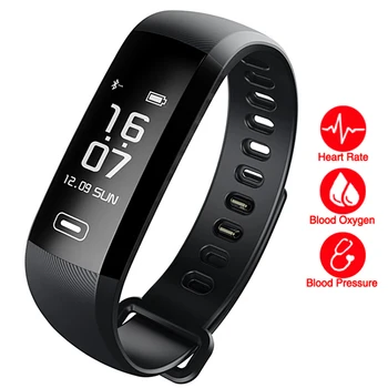 

Luxury Brand Smart Watch Fashion Smart Wristband Color Screen Call Message Reminder Pedometer Calorie Bluetooth For IOS Android