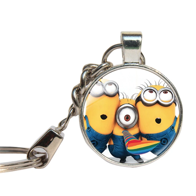 Despicable Me Keychains Minion Action Movie Key Rings Cartoon Anime Dome Key Chains Cabochon Key Cover Jewelry Children's Gift
Despicable Me Keychains Minion Action Movie Key Rings Cartoon Anime Dome Key Chains Cabochon Key Cover Jewelry Children's Gift